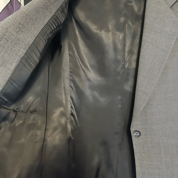 Kingsridge wool Women’s pure wool gray black career blazer Size 6 approximately - Picture 5 of 10